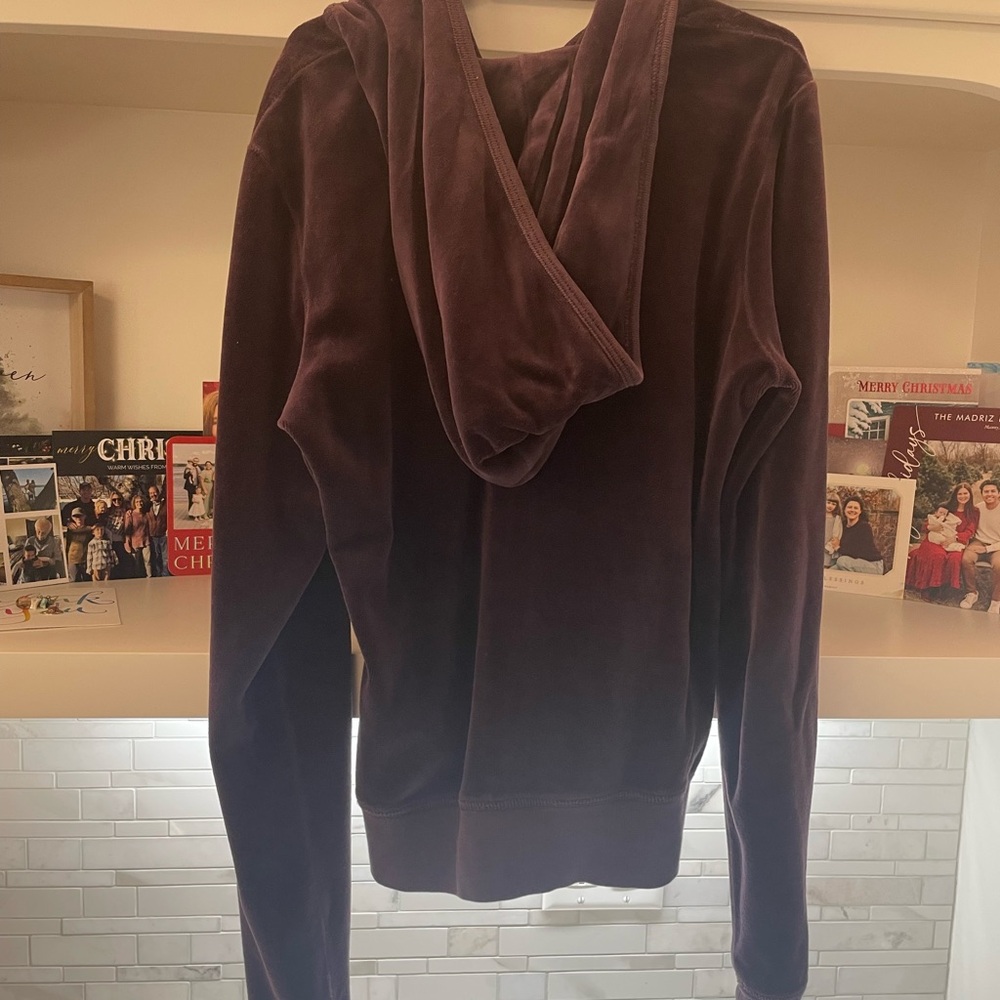 Juicy Couture Women’s Dark Purple and Grey Zip-Up Sweater Bundle 2 Size Small - Picture 2 of 6
